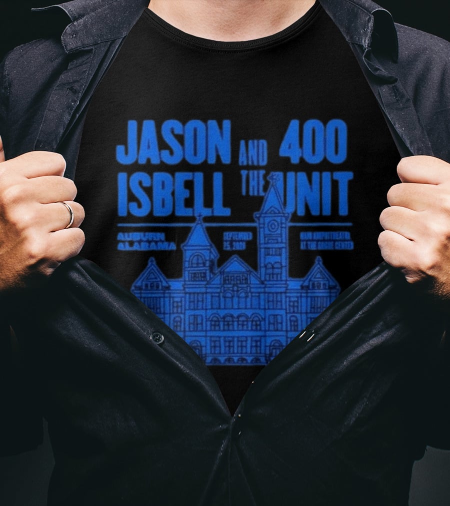Jason Isbell And The 400 Unit Auburn Alabama Event At Gogue Center September 25 2026 T-Shirt