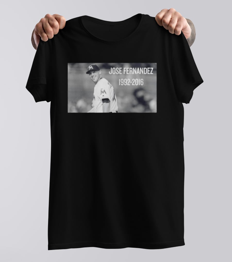 Jose Fernandez Miami 1992 2016 Memoriam T-Shirt