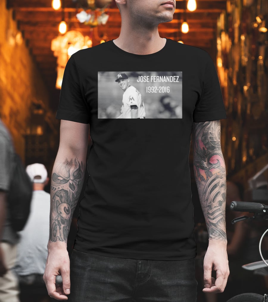 Jose Fernandez Miami 1992 2016 Memoriam T-Shirt