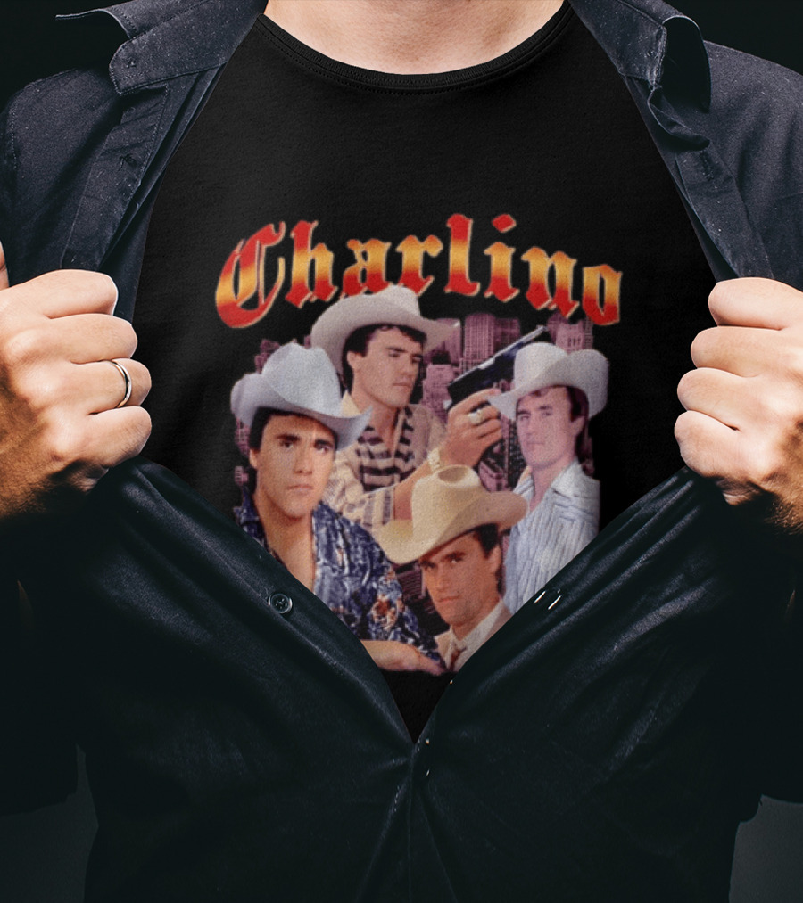 Charlino Sanchez Cowboy Tribute Collage T-Shirt