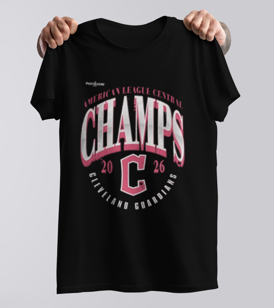 Cleveland Guardians American League Central Champs 2026 C T-Shirt