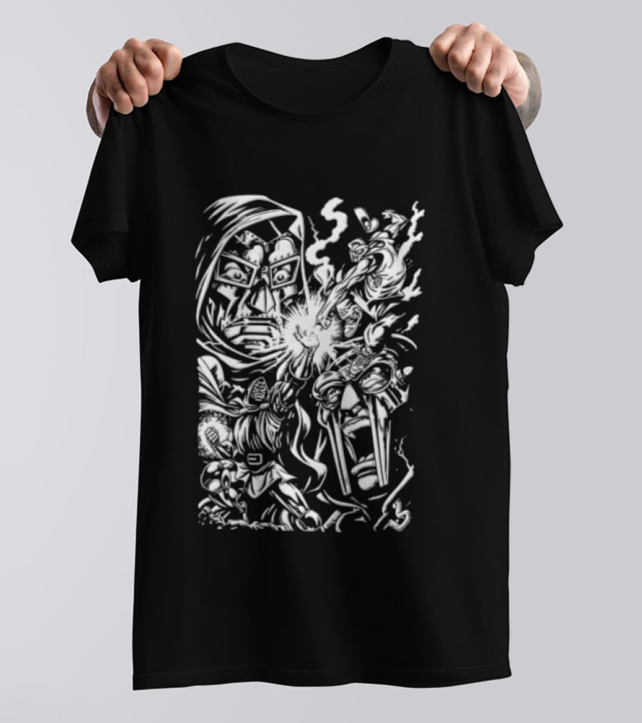 Doom Vs Doom Explosive Showdown Villain Battle T-Shirt