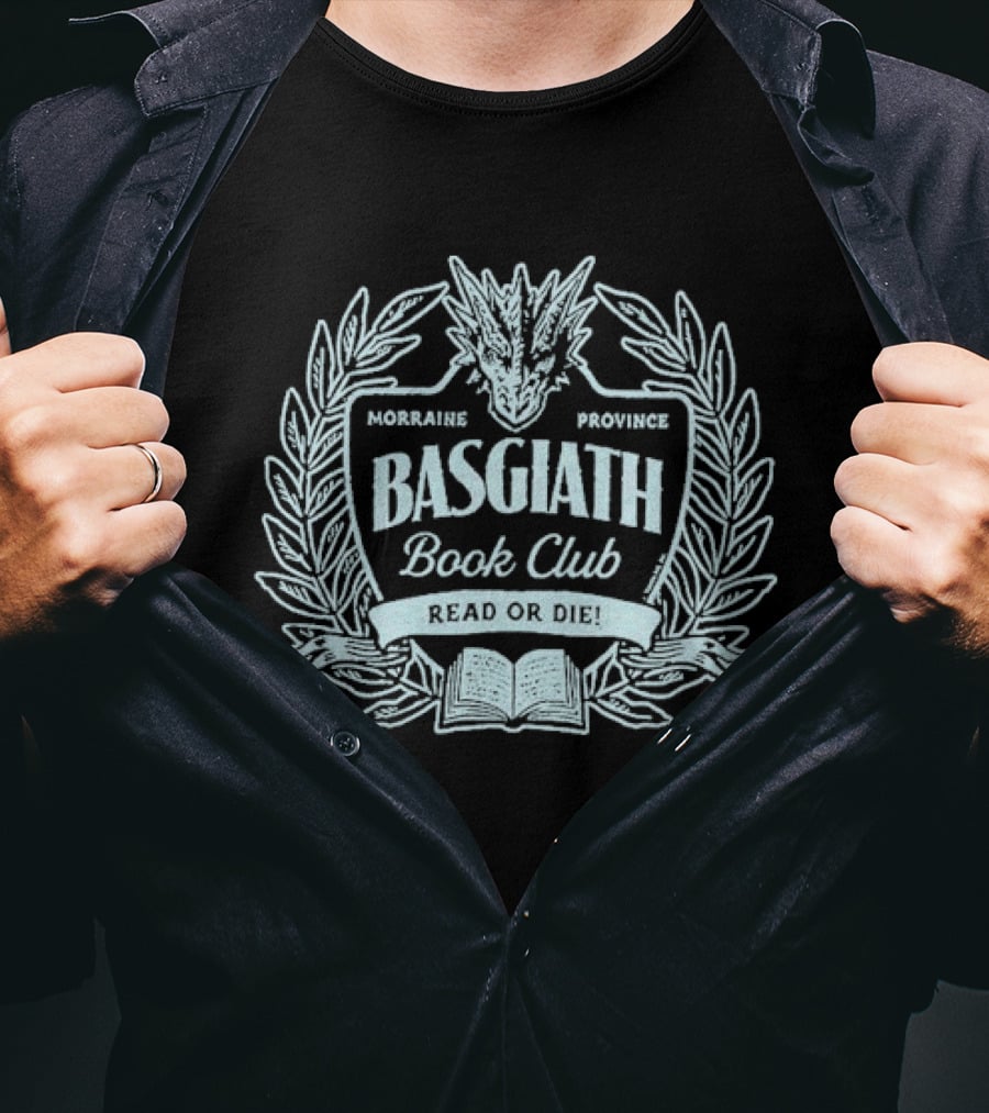 Basgiath Book Club Moragah Mogwin Read Or Die Fourth Wing T-Shirt