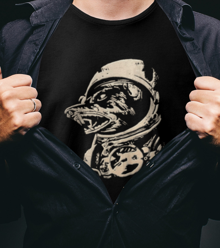 Grissom Space Dog In Astronaut Suit T-Shirt