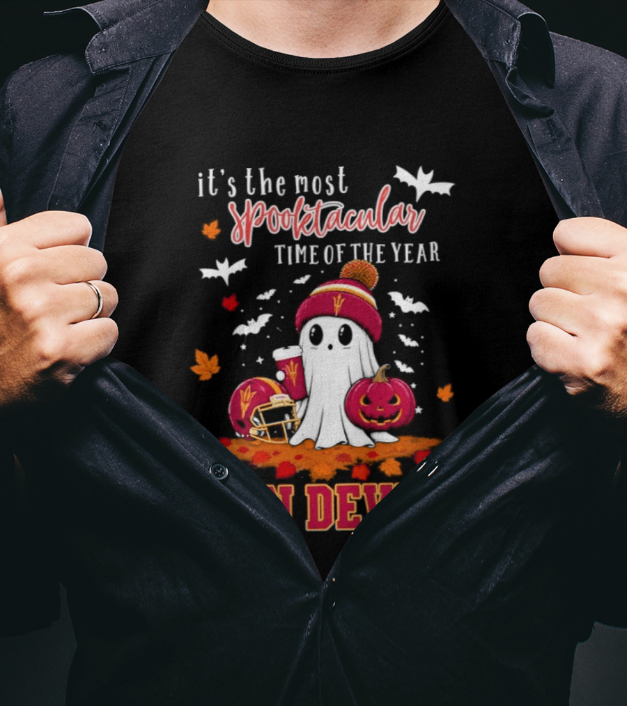 It’s The Most Spooktacular Time Of The Year X Arizona State Sun Devils Halloween T-Shirt