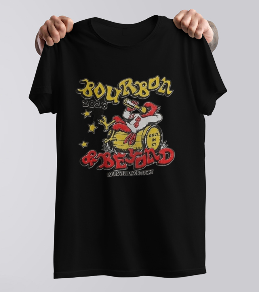 Bourbon And Beyond 2026 Louisville Kentucky Only In KY Stars Chuggin Louie T-Shirt