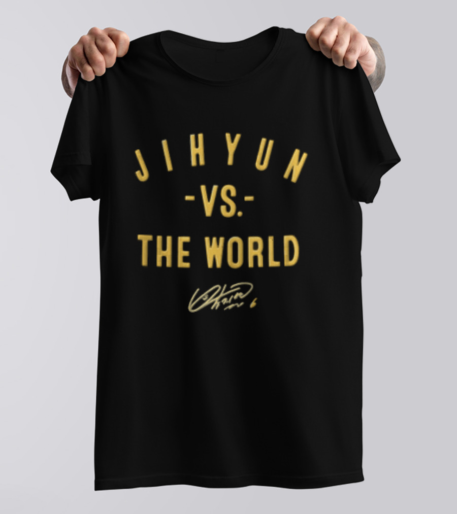 Jihyun Vs The World Signature Yellow T-Shirt