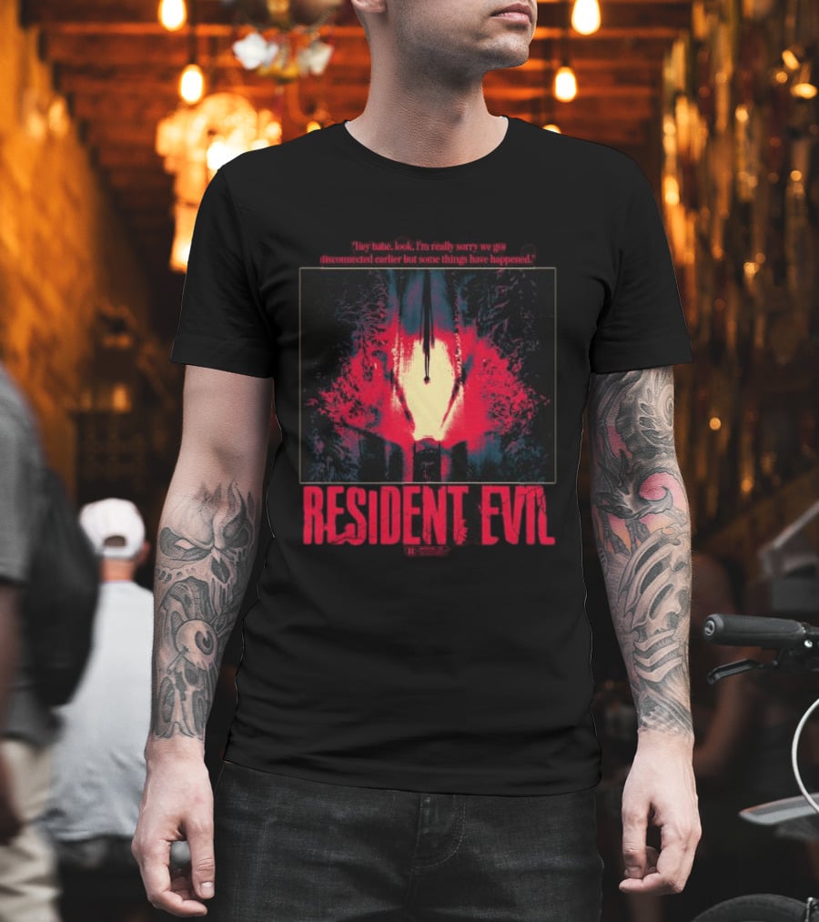 Resident Evil Studio House Designs Store Re Headlights T-Shirt