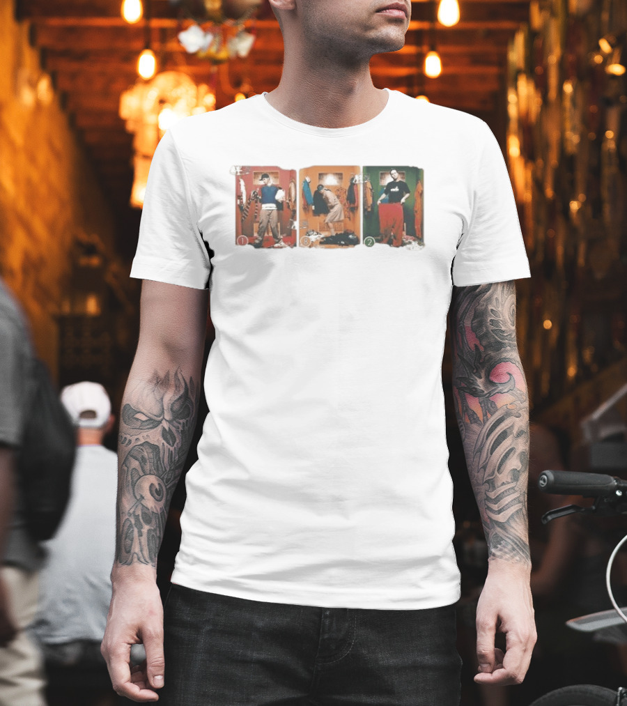 Blink 182 Take Off Your Pants And Jacket Changing Room Photo Sequence T-Shirt