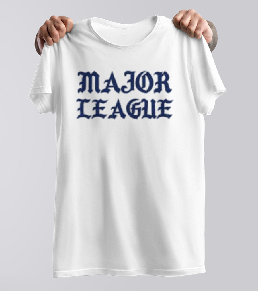 Born X Raised MLB Major League White T-Shirt