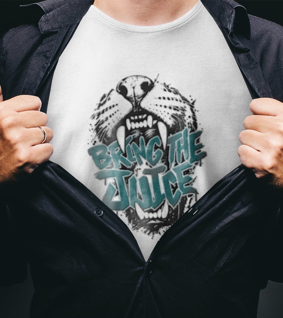 Bring The Juice Roaring Jaguar Head T-Shirt