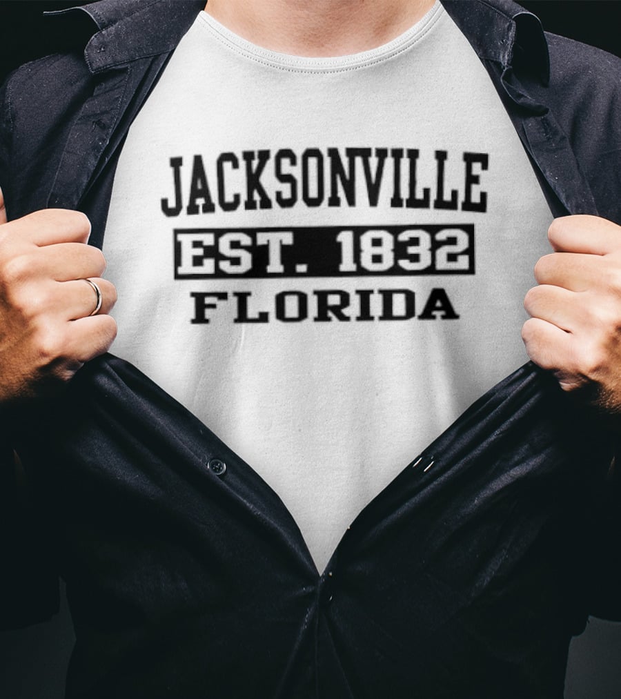 Jacksonville Est 1832 Florida T-Shirt