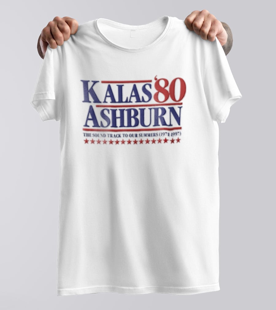 Kalas Ashburn 80 The Sound Track To Our Summers 1971 1997 T-Shirt