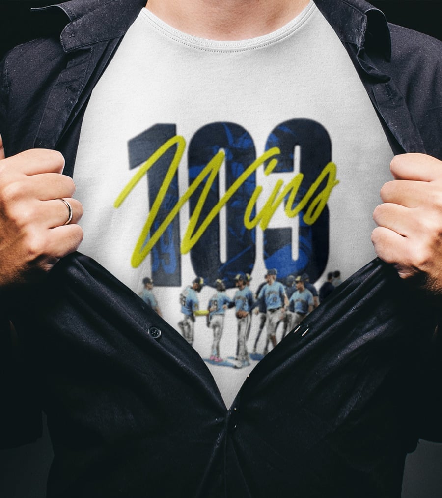 Milwaukee Brewers 103 Wins Players Celebration T-Shirt