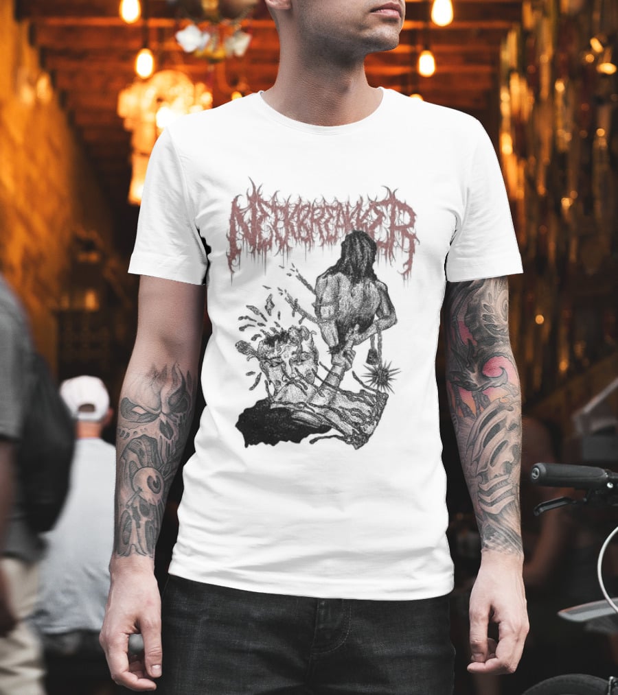 Neckbreakker Face Splitting Madness Longsleeve T-Shirt