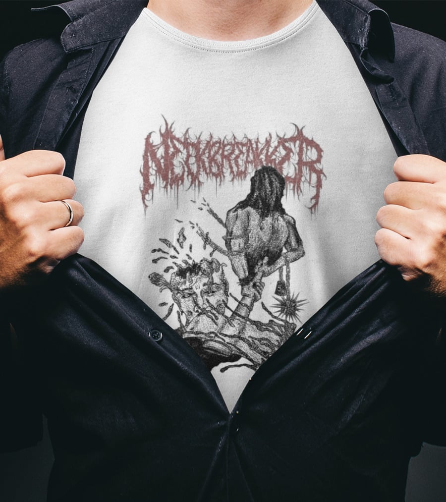 Neckbreakker Face Splitting Madness Longsleeve T-Shirt