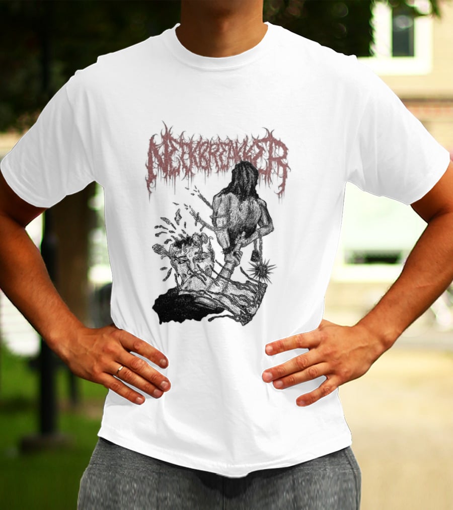 Neckbreakker Face Splitting Madness Longsleeve T-Shirt