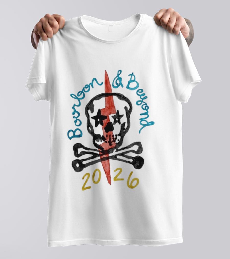Bourbon & Beyond Festival 2026 Stardust Skull Line Up Kentucky Expo Louisville September 24 27 T-Shirt