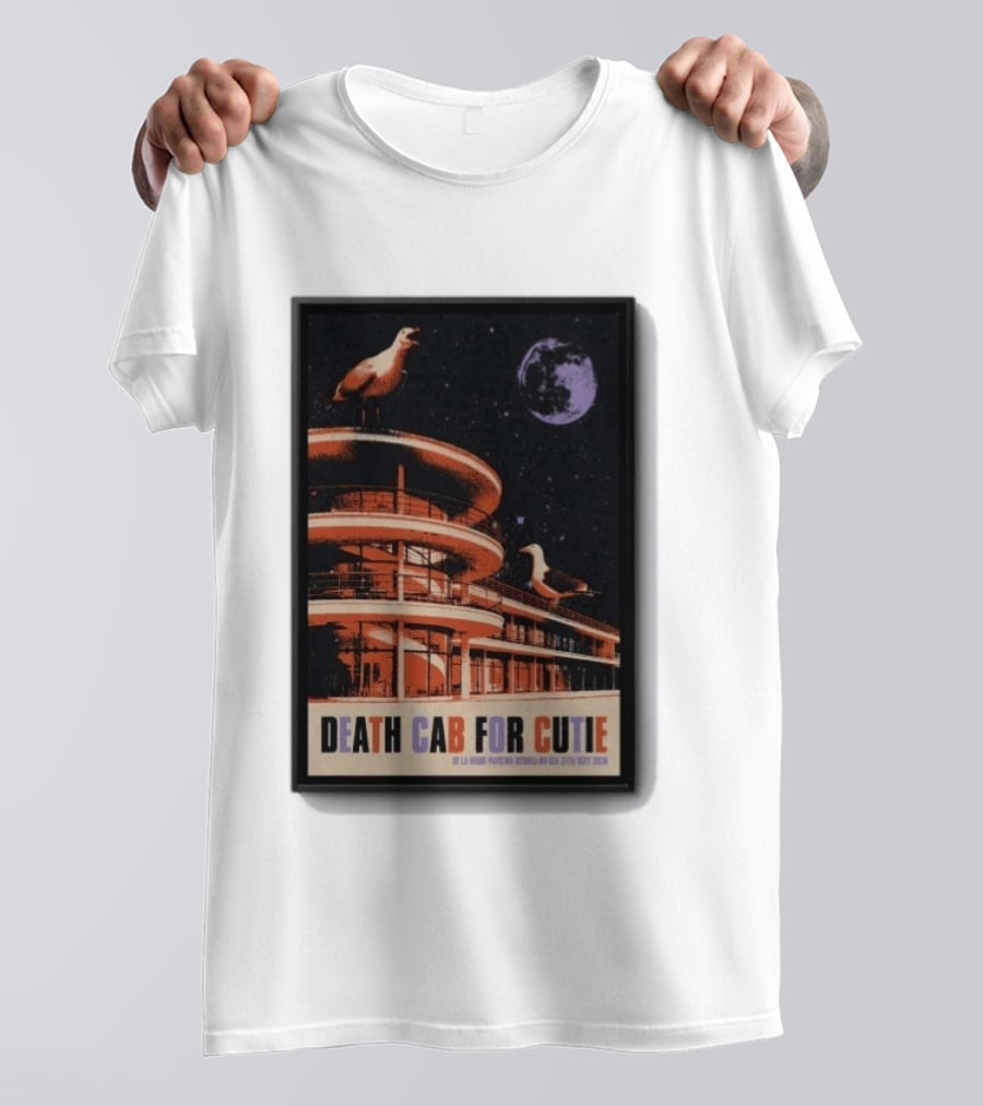 Death Cab For Cutie De La Warr Pavilion Bexhill UK September 2026 T-Shirt