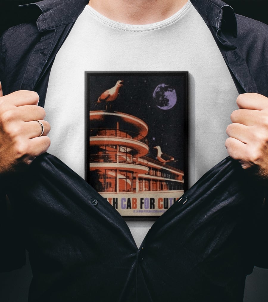 Death Cab For Cutie De La Warr Pavilion Bexhill UK September 2026 T-Shirt
