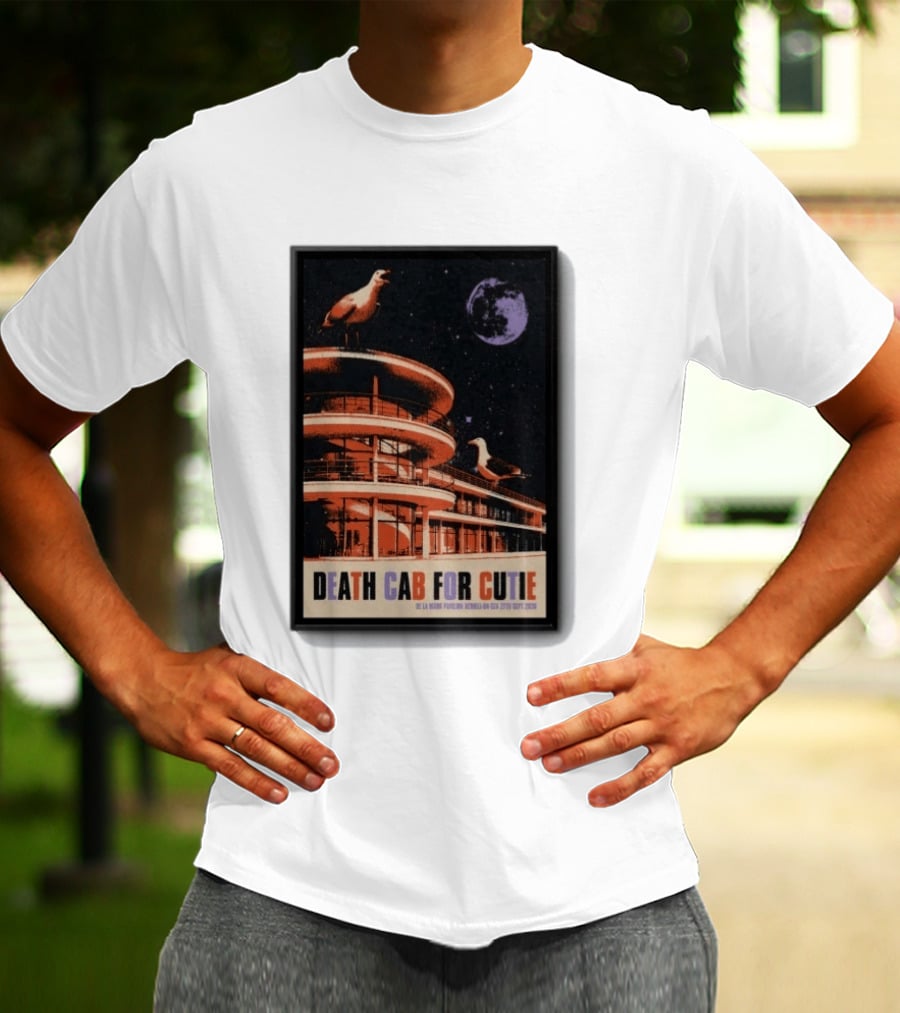 Death Cab For Cutie De La Warr Pavilion Bexhill UK September 2026 T-Shirt