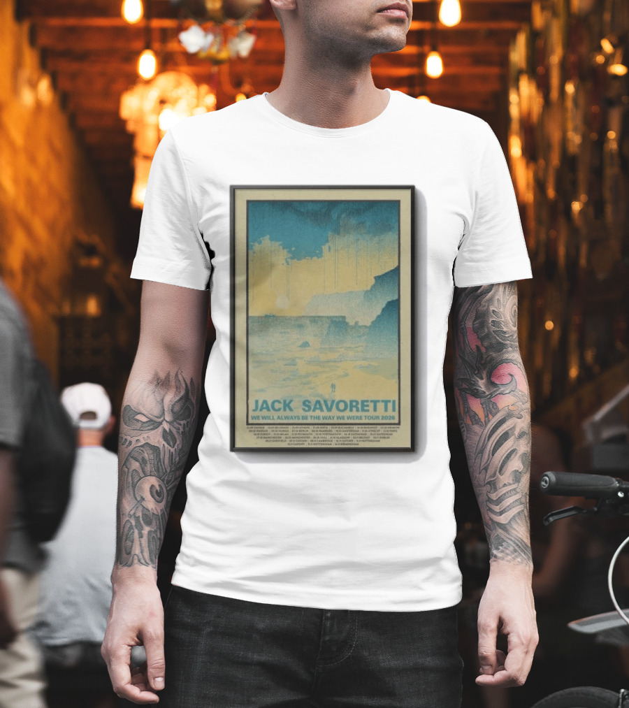 Jack Savoretti We Will Always Be The Way We Were Tour 2026 Scenic Coast T-Shirt