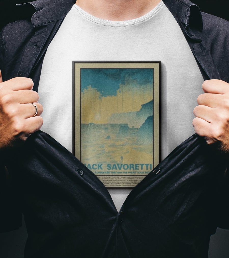 Jack Savoretti We Will Always Be The Way We Were Tour 2026 Scenic Coast T-Shirt