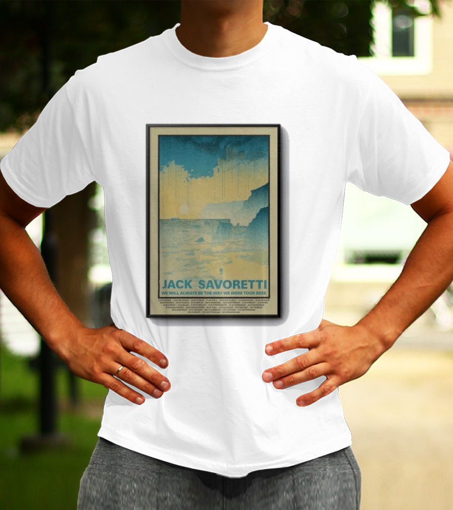 Jack Savoretti We Will Always Be The Way We Were Tour 2026 Scenic Coast T-Shirt