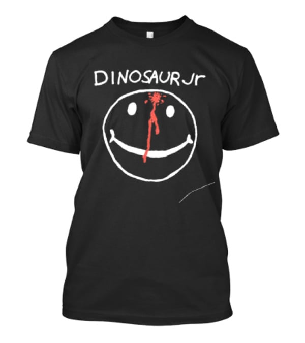 Carpetco Store Dinosaur Jr Smiley Black Face T-Shirt