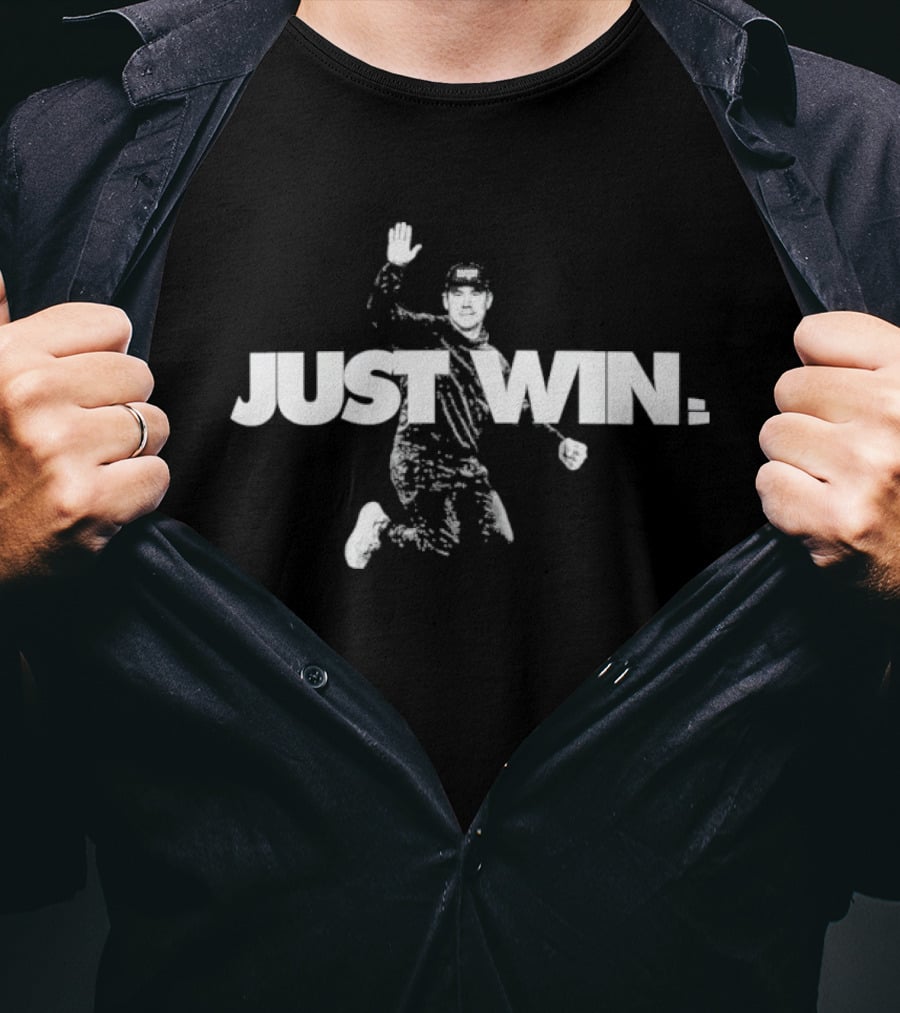 Just Win Raiders Report Chat Sports Victory T T-Shirt