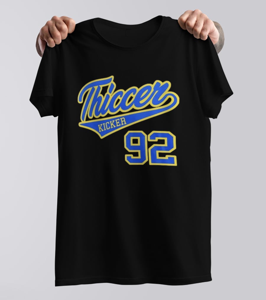 Harrison Mevis Los Angeles Rams Thicker Kicker 92 T-Shirt