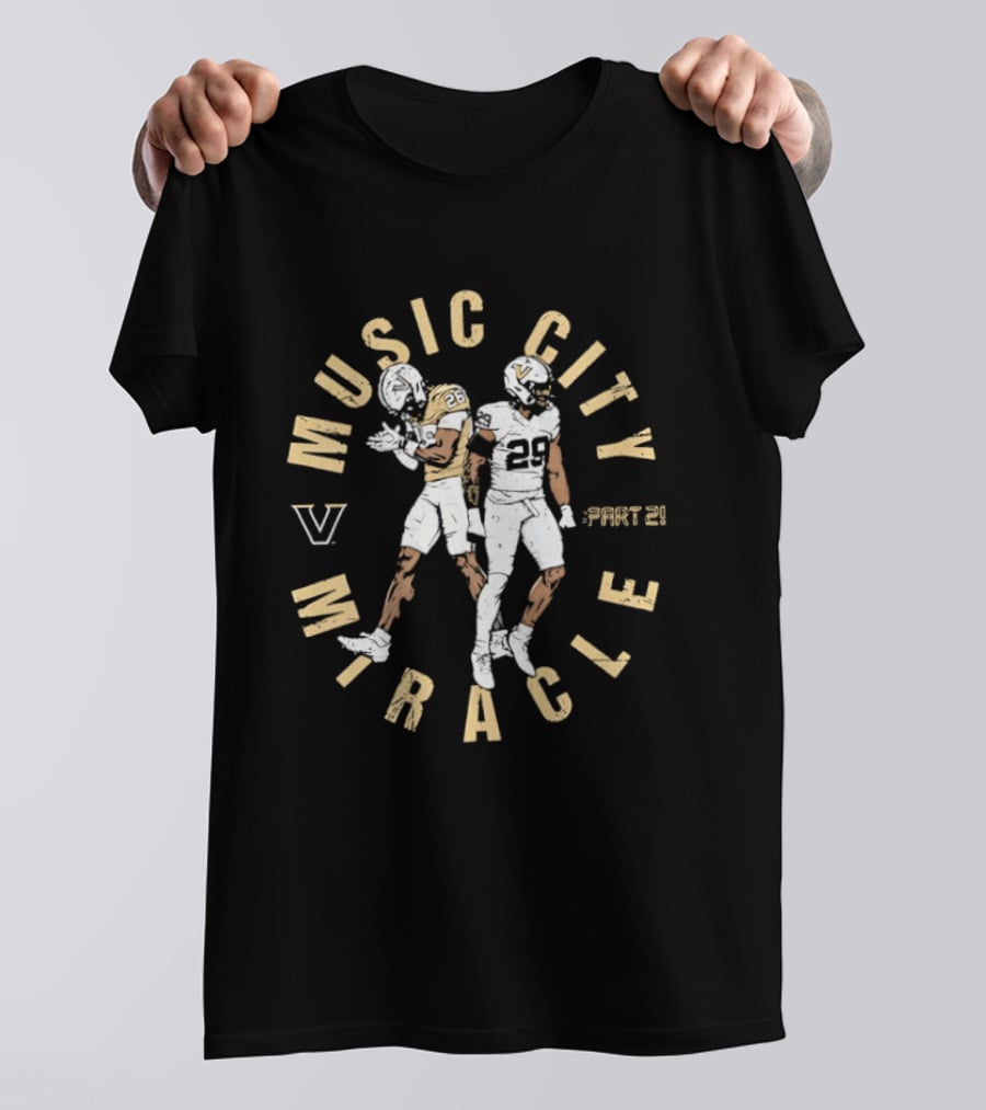 Vanderbilt Commodores Music City Miracle Part 2 Miles Capers 29 T-Shirt