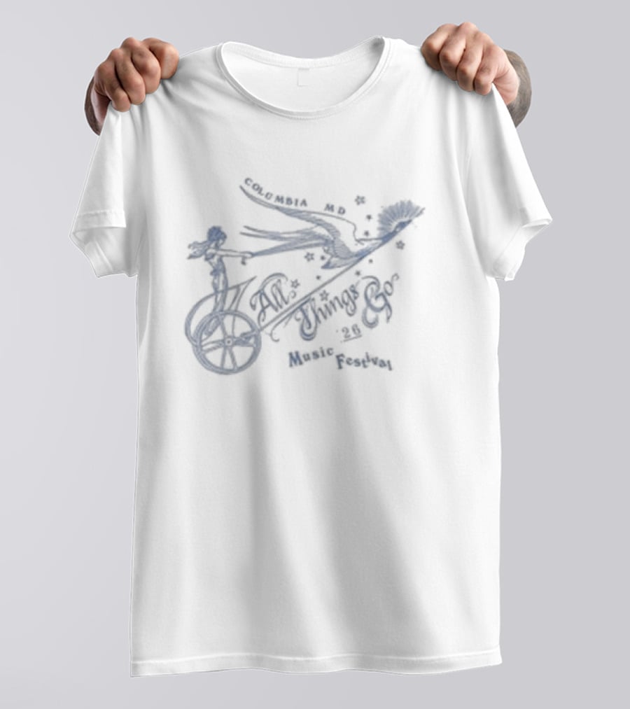 All Things Go Festival 2026 Lineup DC Chariot Icarus Bird T-Shirt