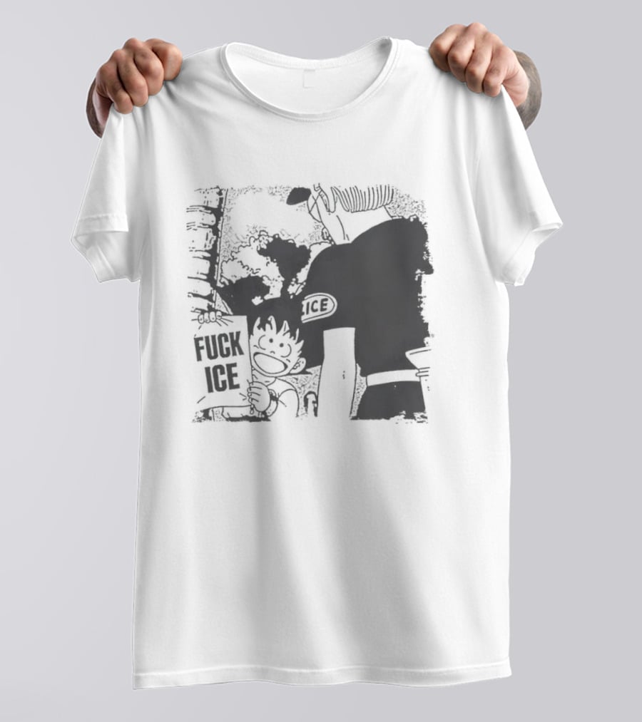 Calvin Inspired Activism Fuck Ice Protest Cartoon Social Justice T-Shirt