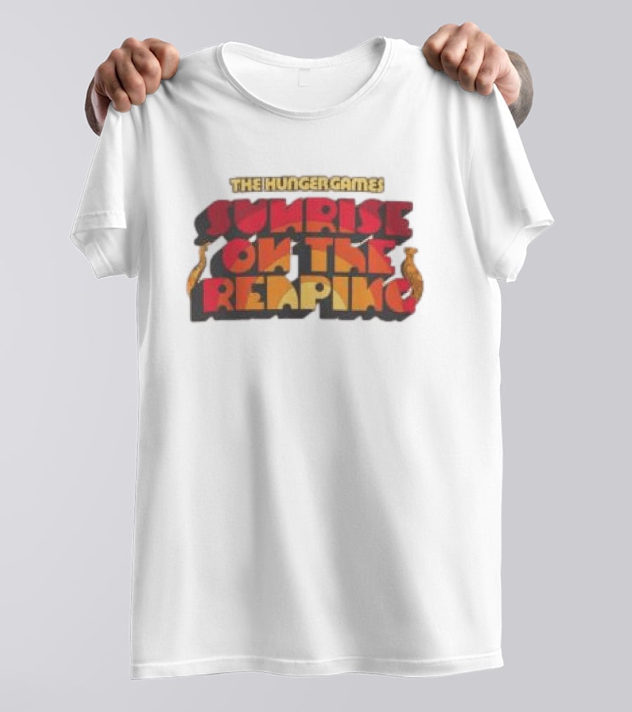The Hunger Games Sunrise On The Reaping Lionsgate Shop White T-Shirt