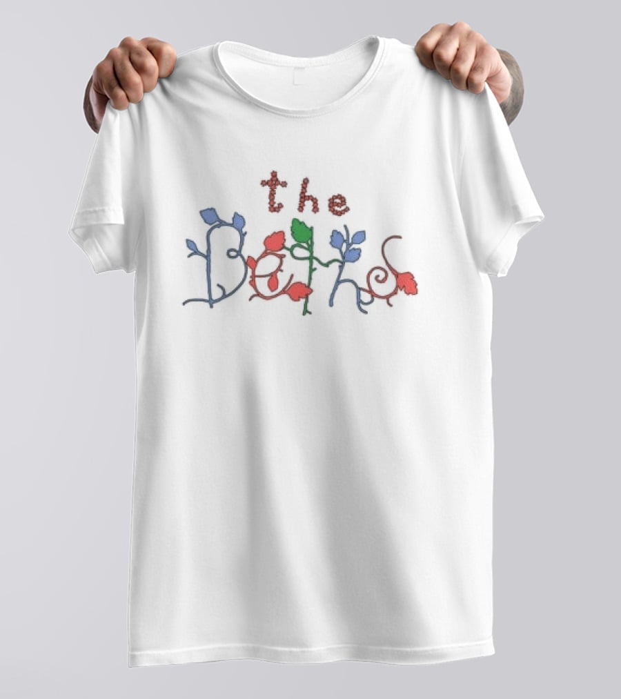 The Beths Botanical Greenery Red Blue Green T-Shirt