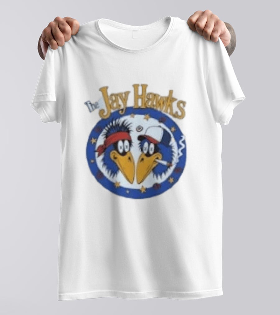 The Jay Hawks Smoking Cartoon Birds T-Shirt
