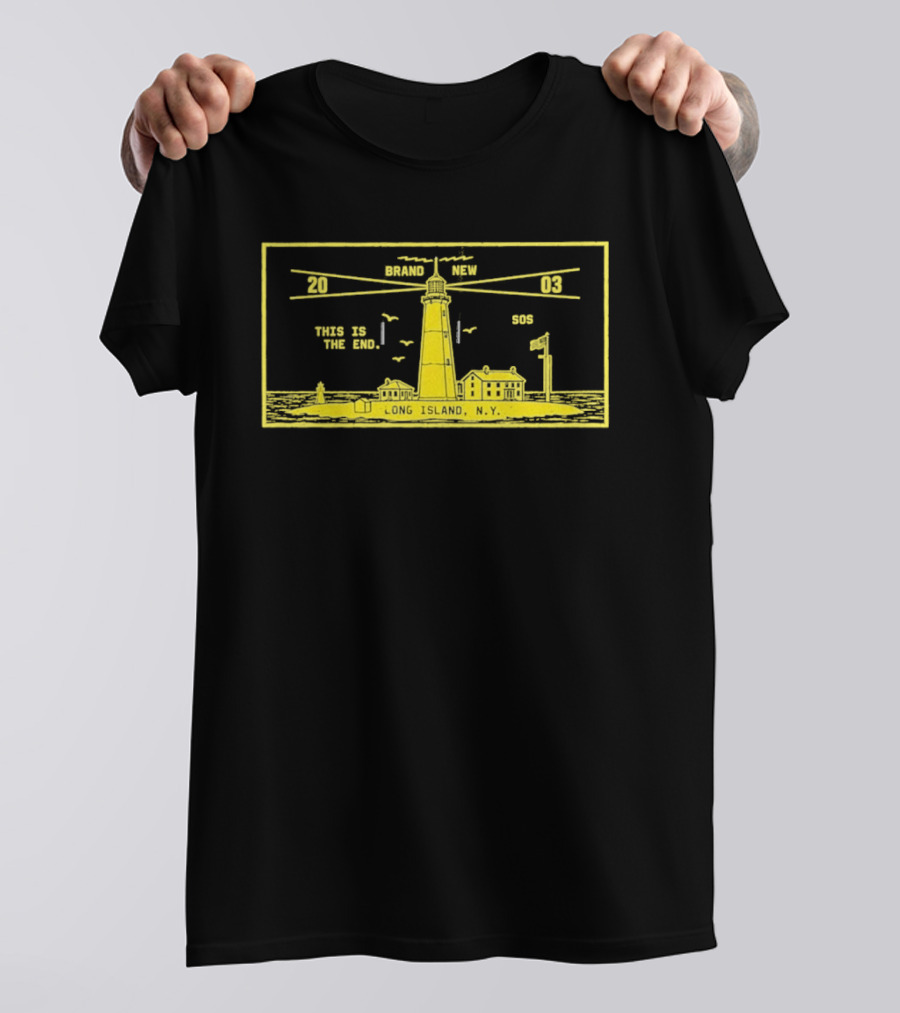Brand New Lighthouse Long Island 2026 North American Tour This Is The End T-Shirt