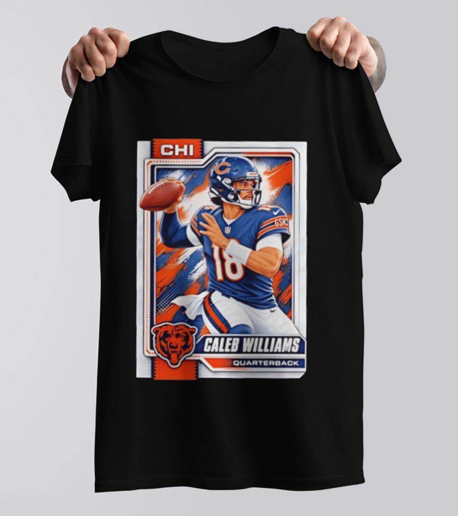 Caleb Williams Chicago Bears Quarterback CHI Football Fan T-Shirt