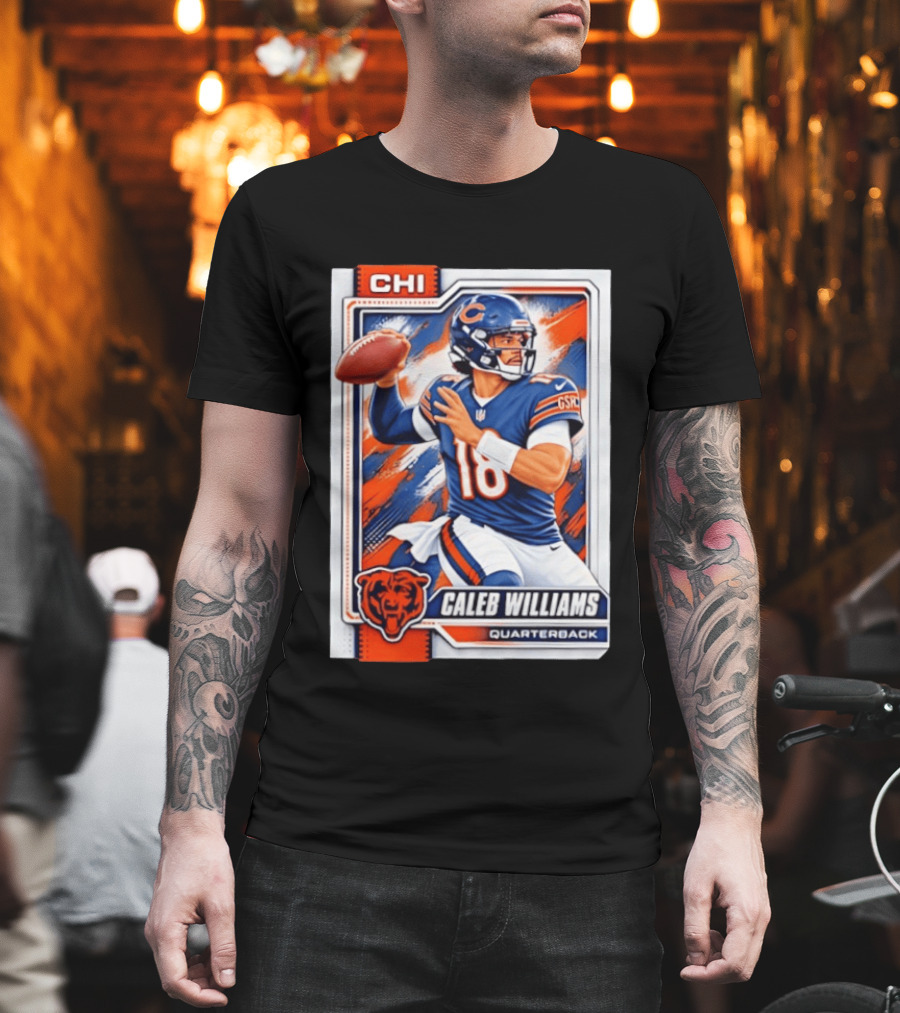 Caleb Williams Chicago Bears Quarterback CHI Football Fan T-Shirt