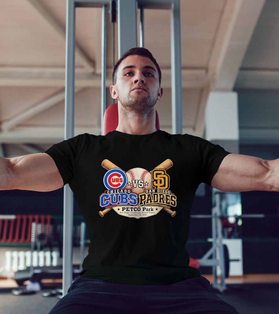 Chicago Cubs Vs San Diego Padres MLB NL Wild Card Series Game 2 PETCO Park San Diego September 30 2026 T-Shirt