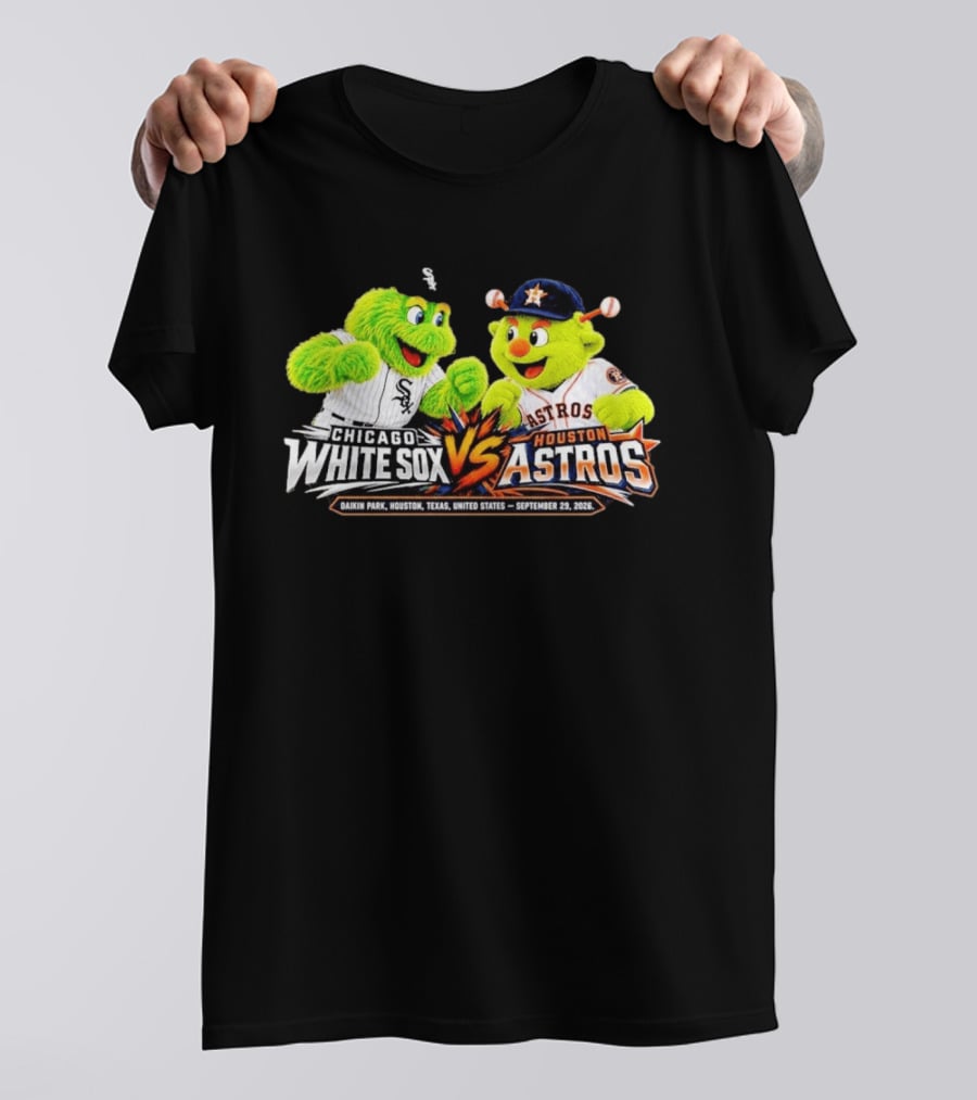 Chicago White Sox Vs Houston Astros MLB AL Wild Card Series Game 1 Daikin Park Houston Texas September 29 2026 T-Shirt