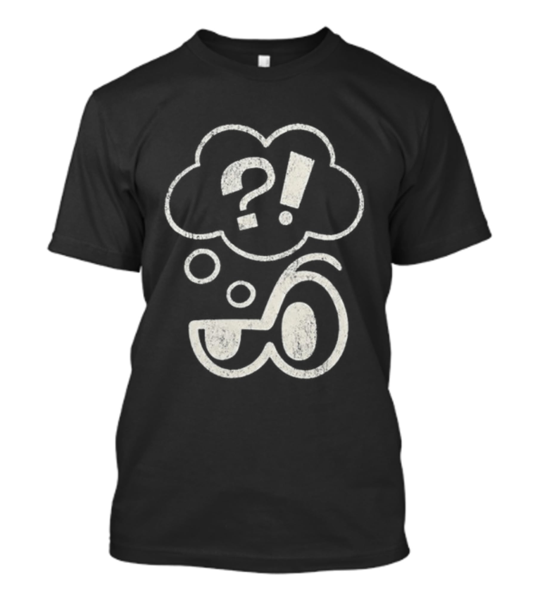 Clooless Athletics Club Glitchy Expression Simplistic T-Shirt