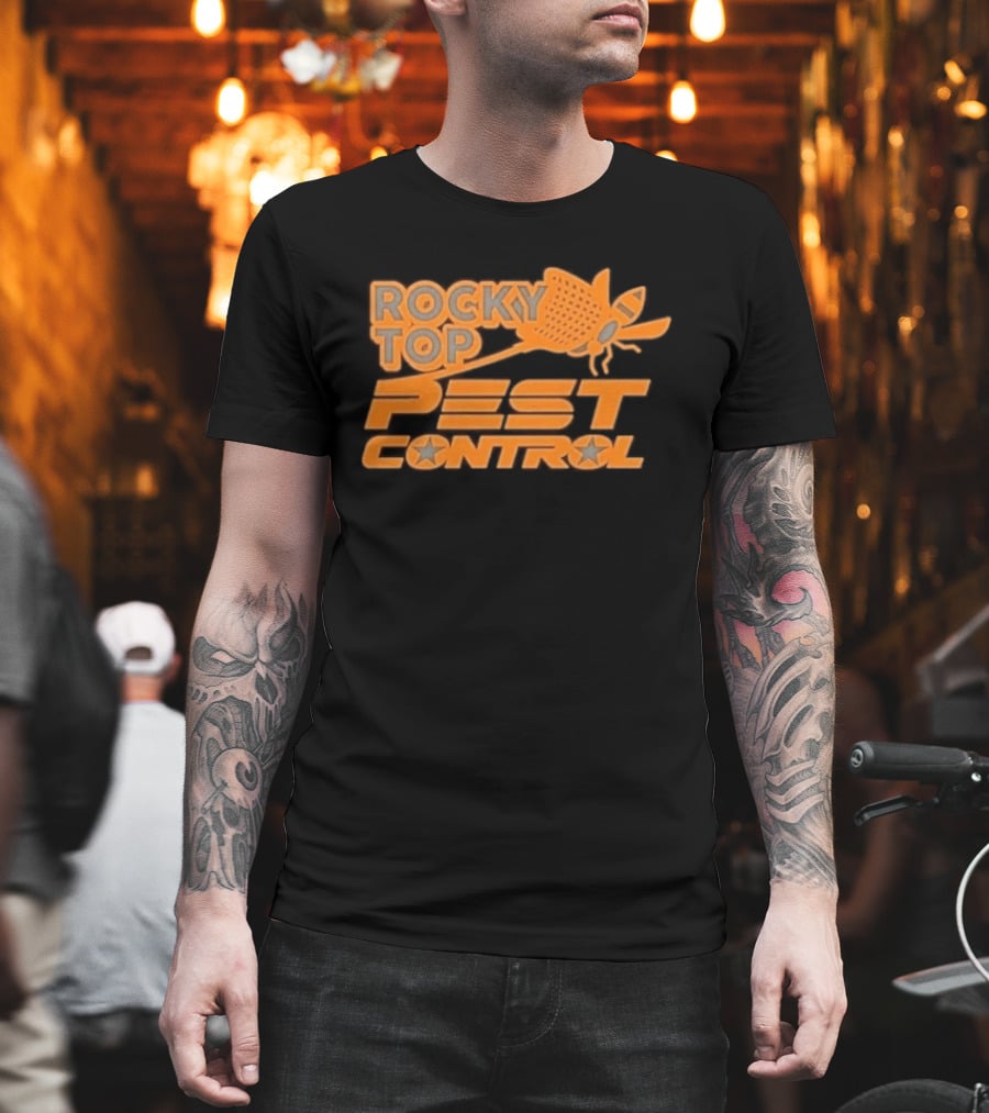 Rocky Top Pest Control Tennessee Defeated Georgia Tech Football T-Shirt