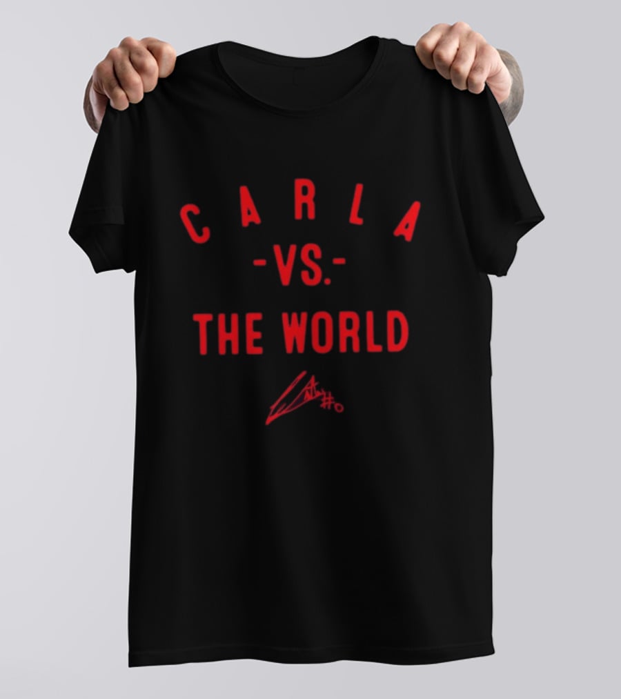 Dallas Wings Carla Vs The World Signature Edition T-Shirt