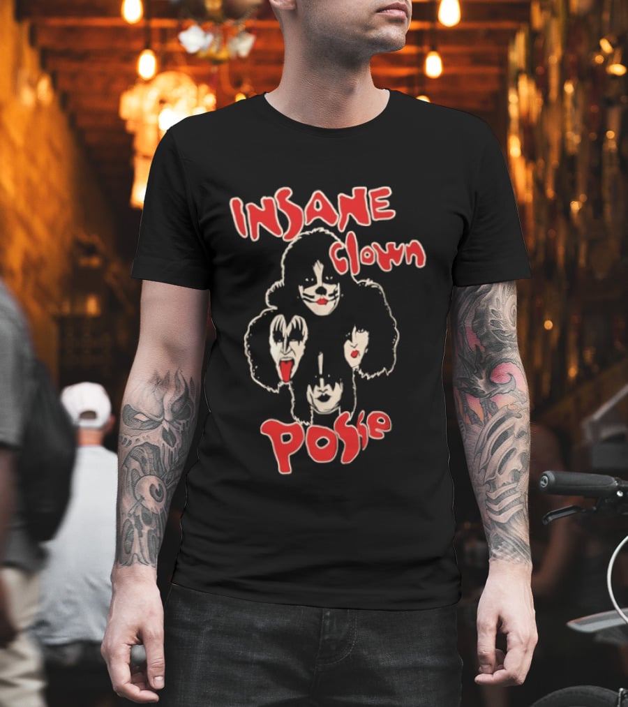 Insane Clown Posse Bootleg ICP Juggalo Makeup T-Shirt