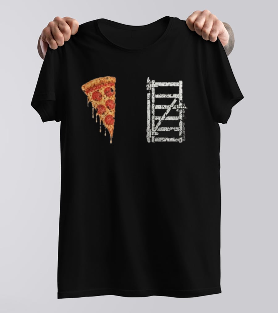 Pizza Slice And Gate Combo T-Shirt