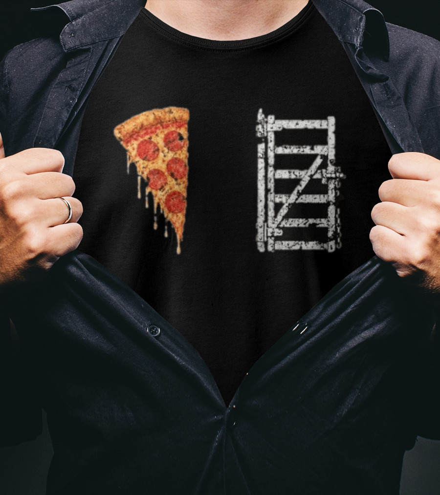 Pizza Slice And Gate Combo T-Shirt