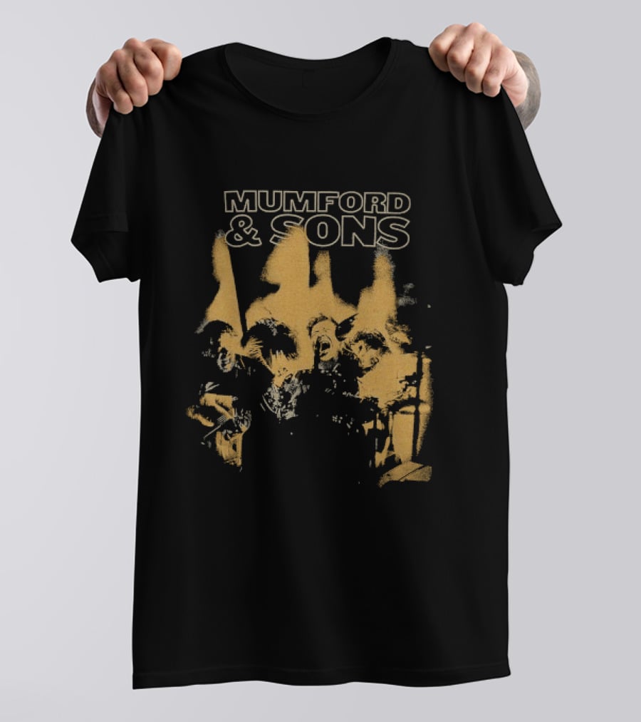 Mumford And Sons Dust And Thunder Tour Band Members T-Shirt