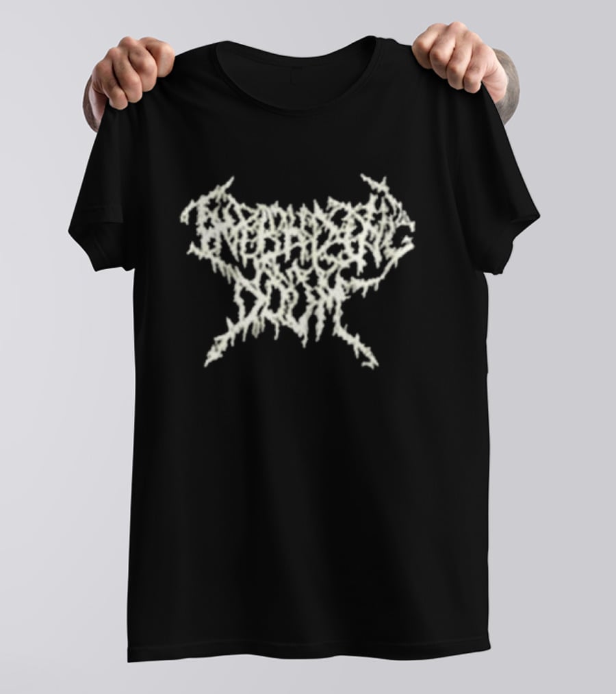 Ritual Doom Against Traffic White Distressed Font T-Shirt